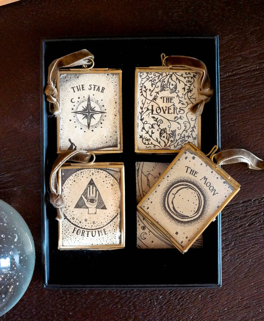 Framed Tarot Ornament Set