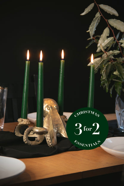 Tapered Dinner Candles - Green