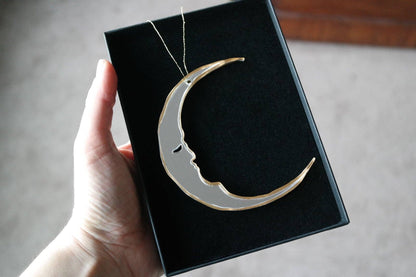 Moon Wall Mirror + Ornament Set