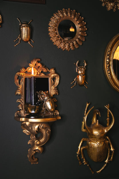 Baroque Wall Sconce Mirror