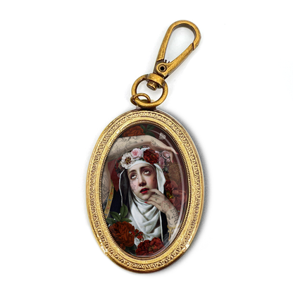 Saint Rita Keyring