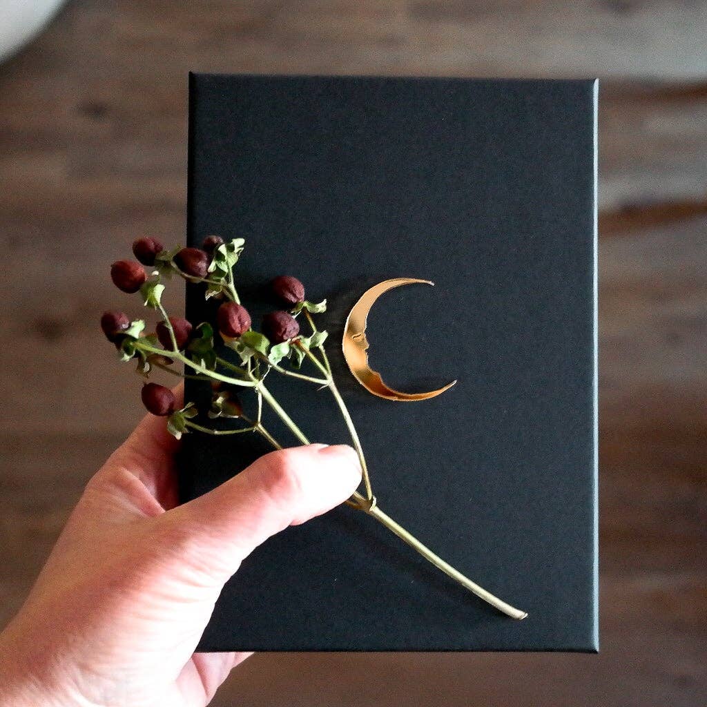 Mirrored Crescent Moon Ornament