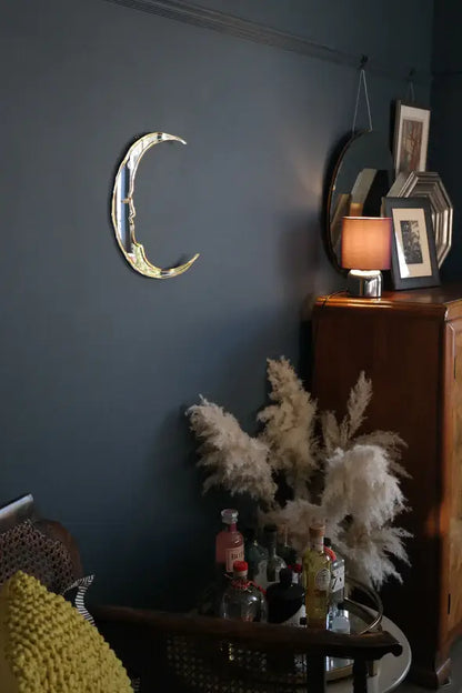 Moon Wall Mirror + Ornament Set