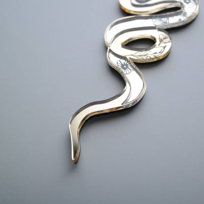 Mirrored Snake Ornament