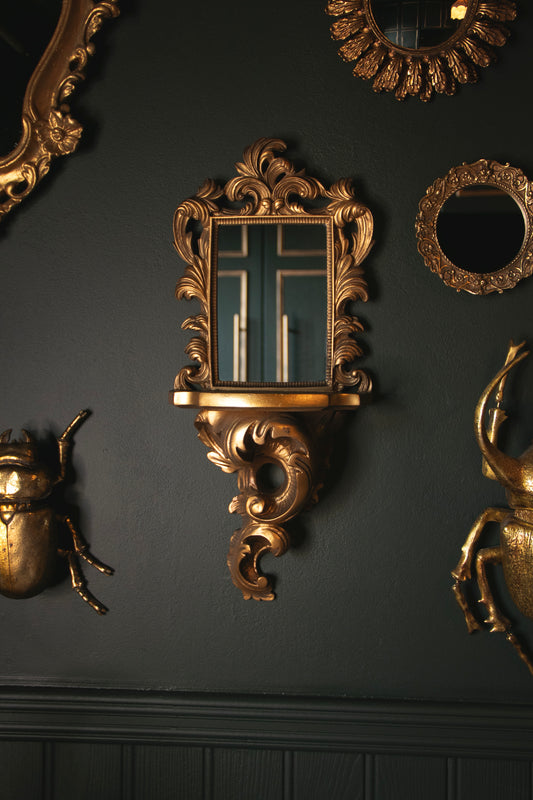 Baroque Wall Sconce Mirror