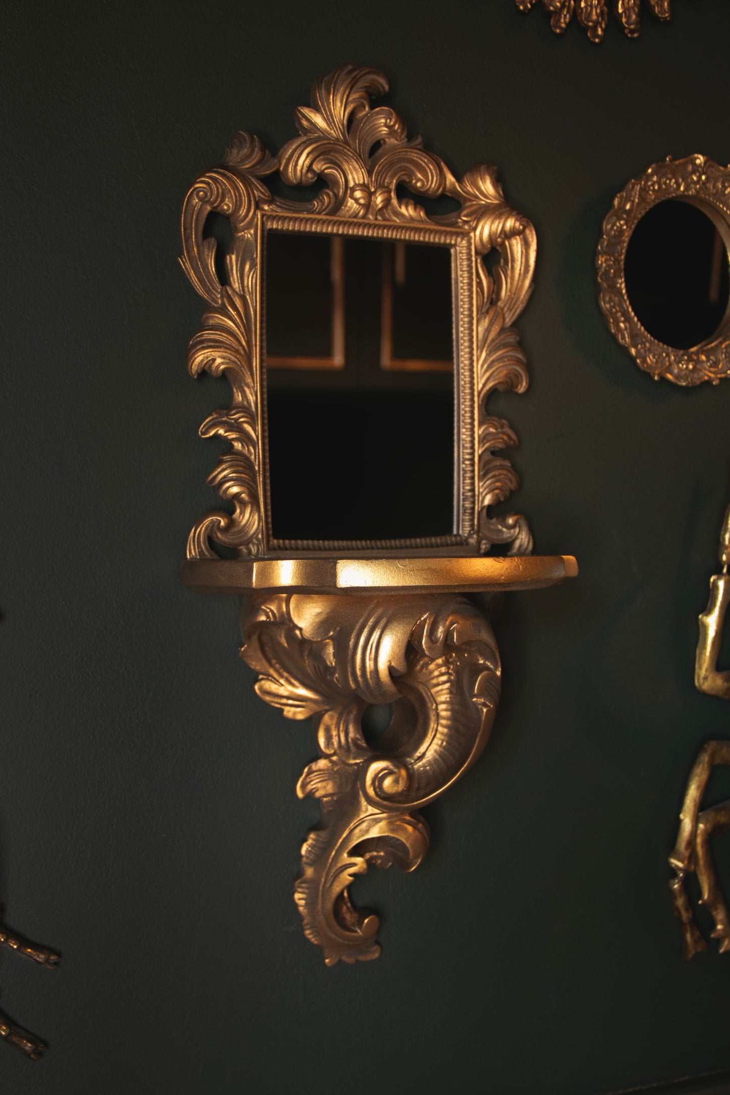 Baroque Wall Sconce Mirror