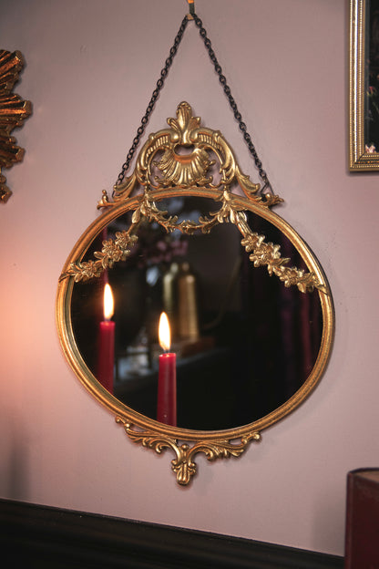 Ornate Oval Mirror