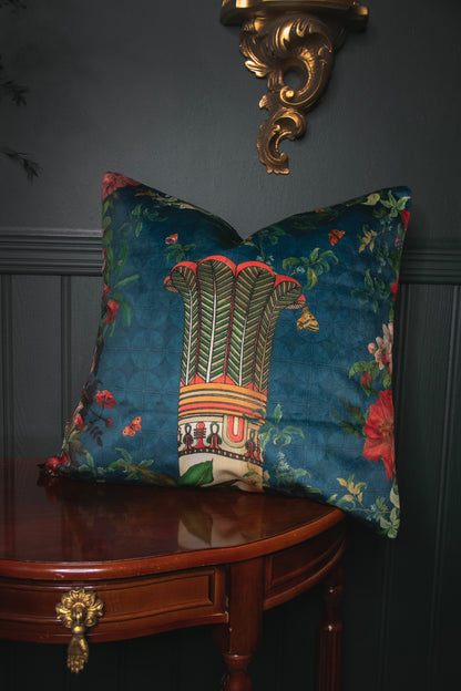 Beetle Velvet Cushion Cover