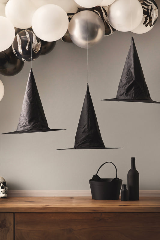 Witch Hat Hanging Decorations (set of 3)